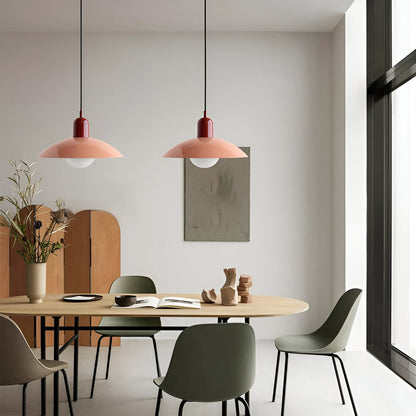 Maison Macaron Pendant | Sculpted Iron Shade in Bauhaus Hues