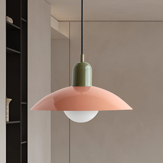 Maison Macaron Pendant | Sculpted Iron Shade in Bauhaus Hues