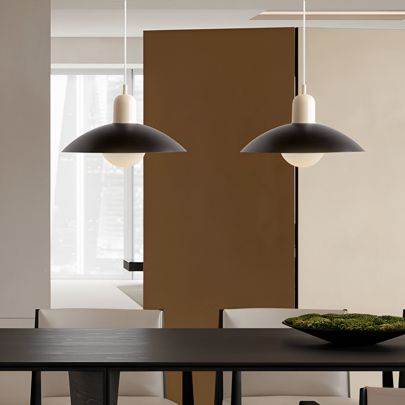 Maison Macaron Pendant | Sculpted Iron Shade in Bauhaus Hues