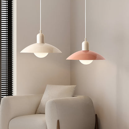 Maison Macaron Pendant | Sculpted Iron Shade in Bauhaus Hues
