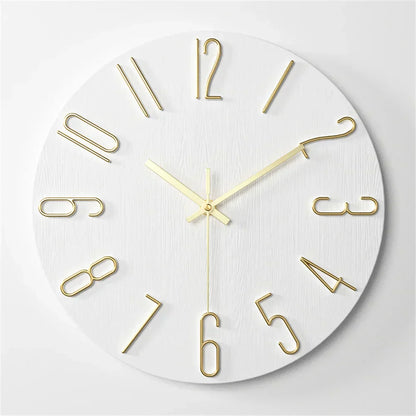 Modern 3D Look | NovaSilent Frameless Wall Clock