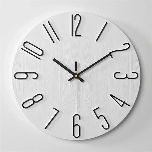 Modern 3D Look | NovaSilent Frameless Wall Clock