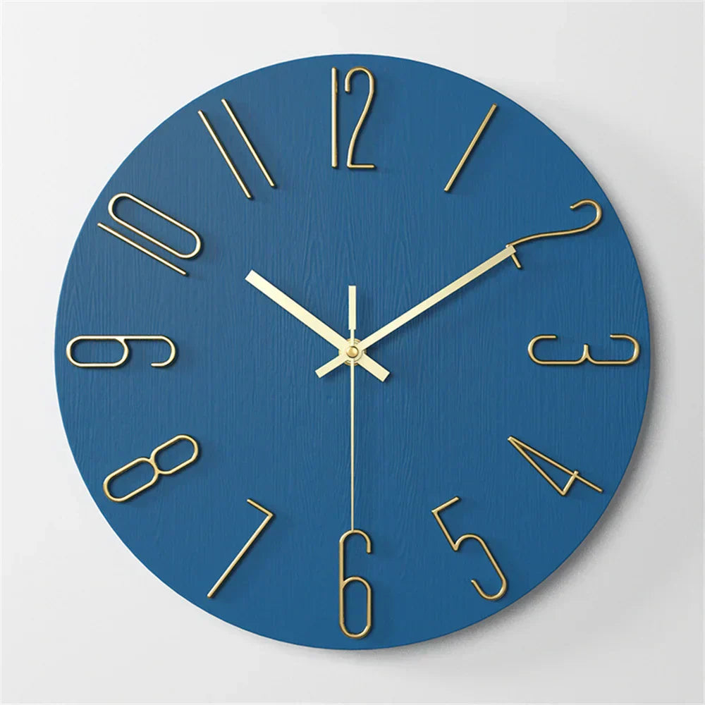 Modern 3D Look | NovaSilent Frameless Wall Clock