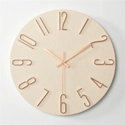 Modern 3D Look | NovaSilent Frameless Wall Clock