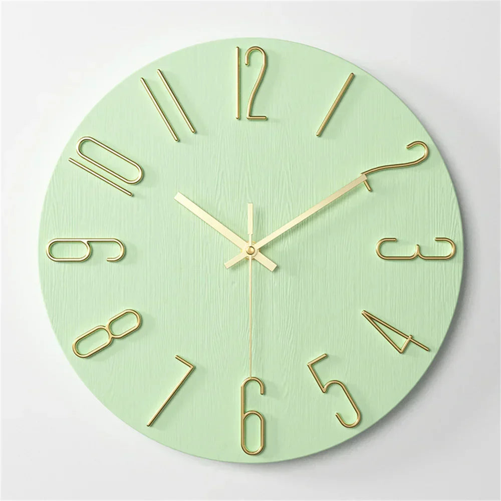 Modern 3D Look | NovaSilent Frameless Wall Clock