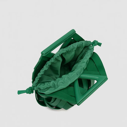 Nyra | Sculpted Weave Satchel