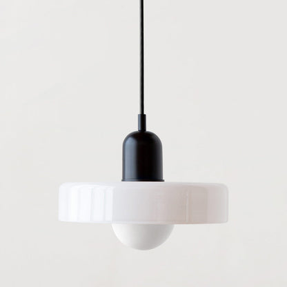 Studio Prisma Pendant | Art Glass Light in Bauhaus Luxe Palette