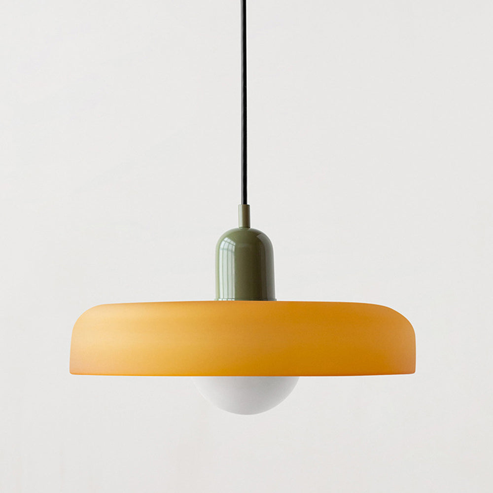 Studio Prisma Pendant | Art Glass Light in Bauhaus Luxe Palette