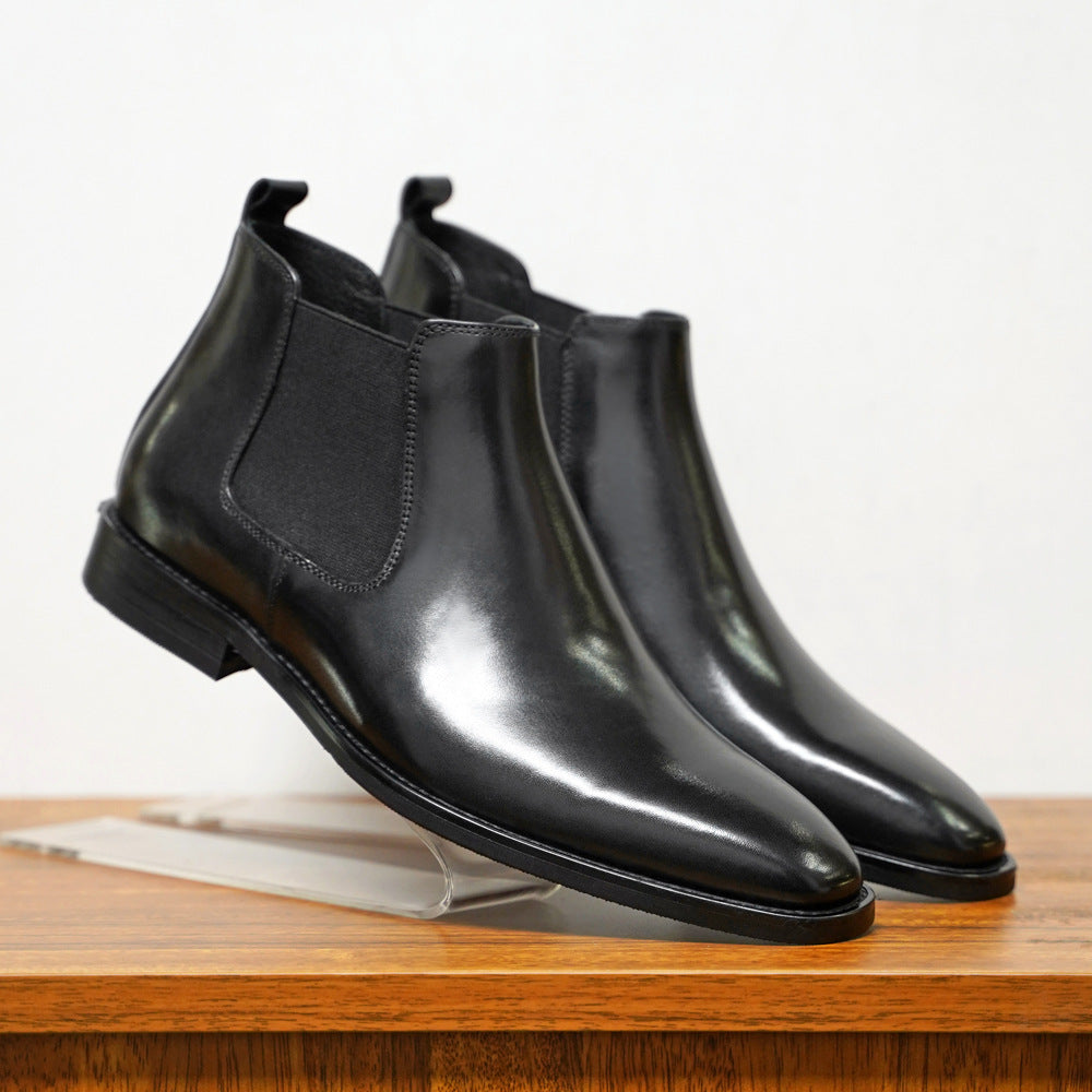 Jerick | Men’s Comfortable Slip-On Leather Chelsea Boots