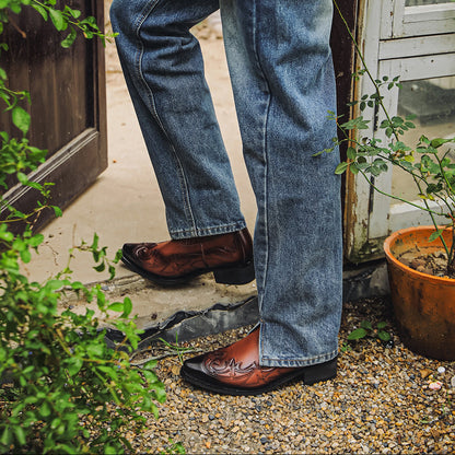Jackson | Men’s Western Cowboy Boots with Pointed Toe and Angled Heel