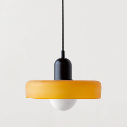 Studio Prisma Pendant | Art Glass Light in Bauhaus Luxe Palette