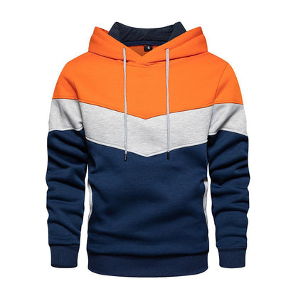 Maverick | Men’s Casual Cotton Blend Color block Hoodie