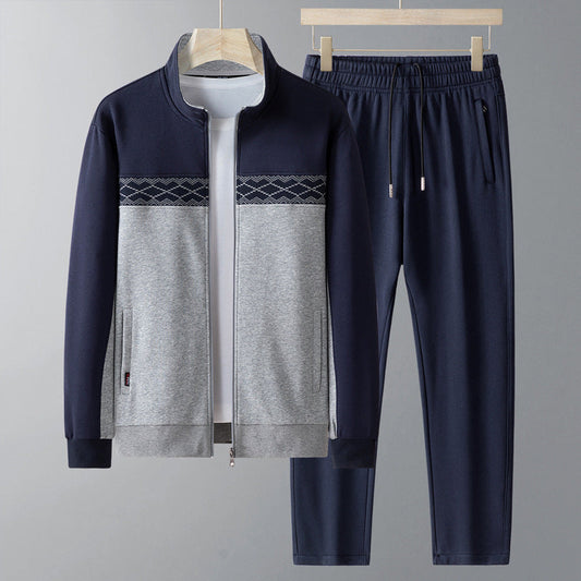 Jason | Men’s Modern Tracksuit Set with Geometric Accent & Comfortable Fit
