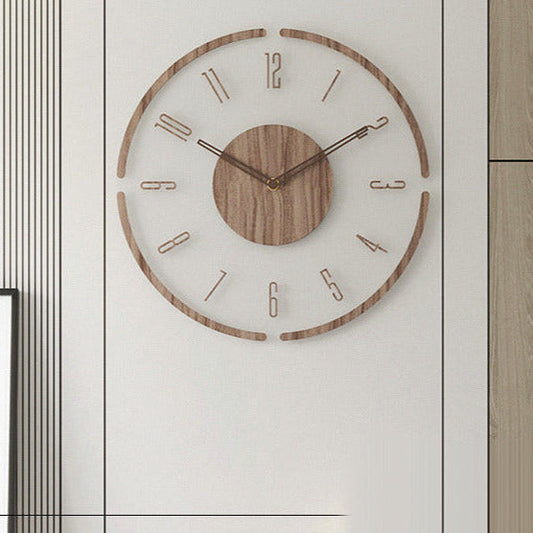 ArcticWood Silent Clock | Minimalist Nordic Wall Accent