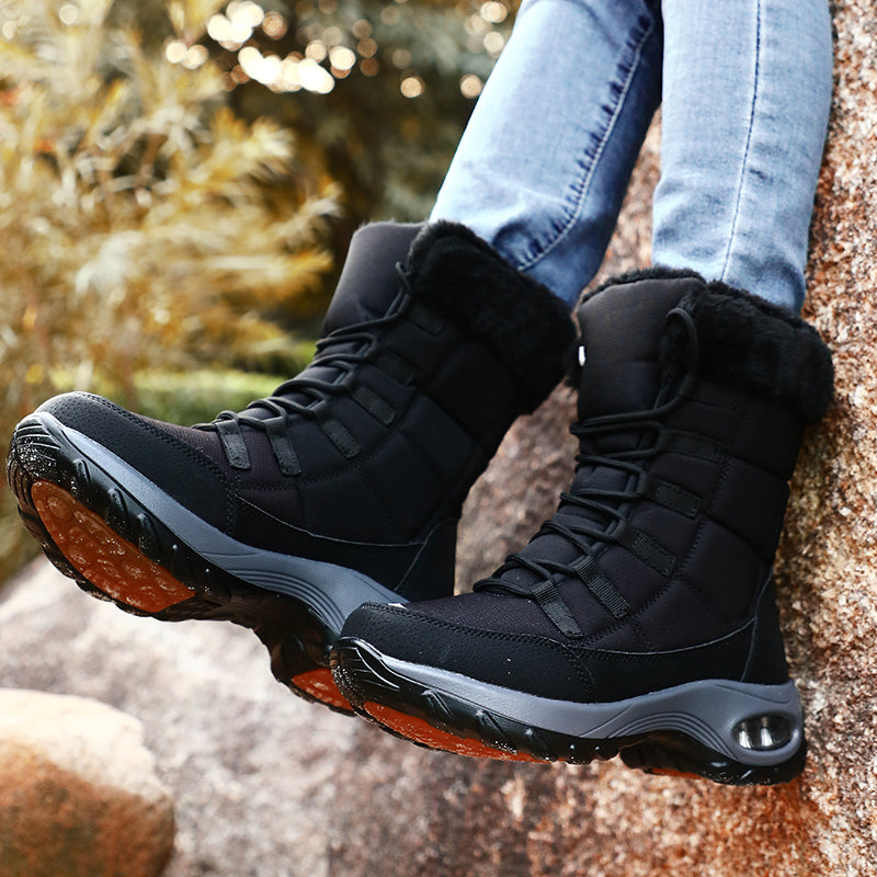 Ana | Women’s Mid-Calf Insulated Boots with Lace-Up Closure