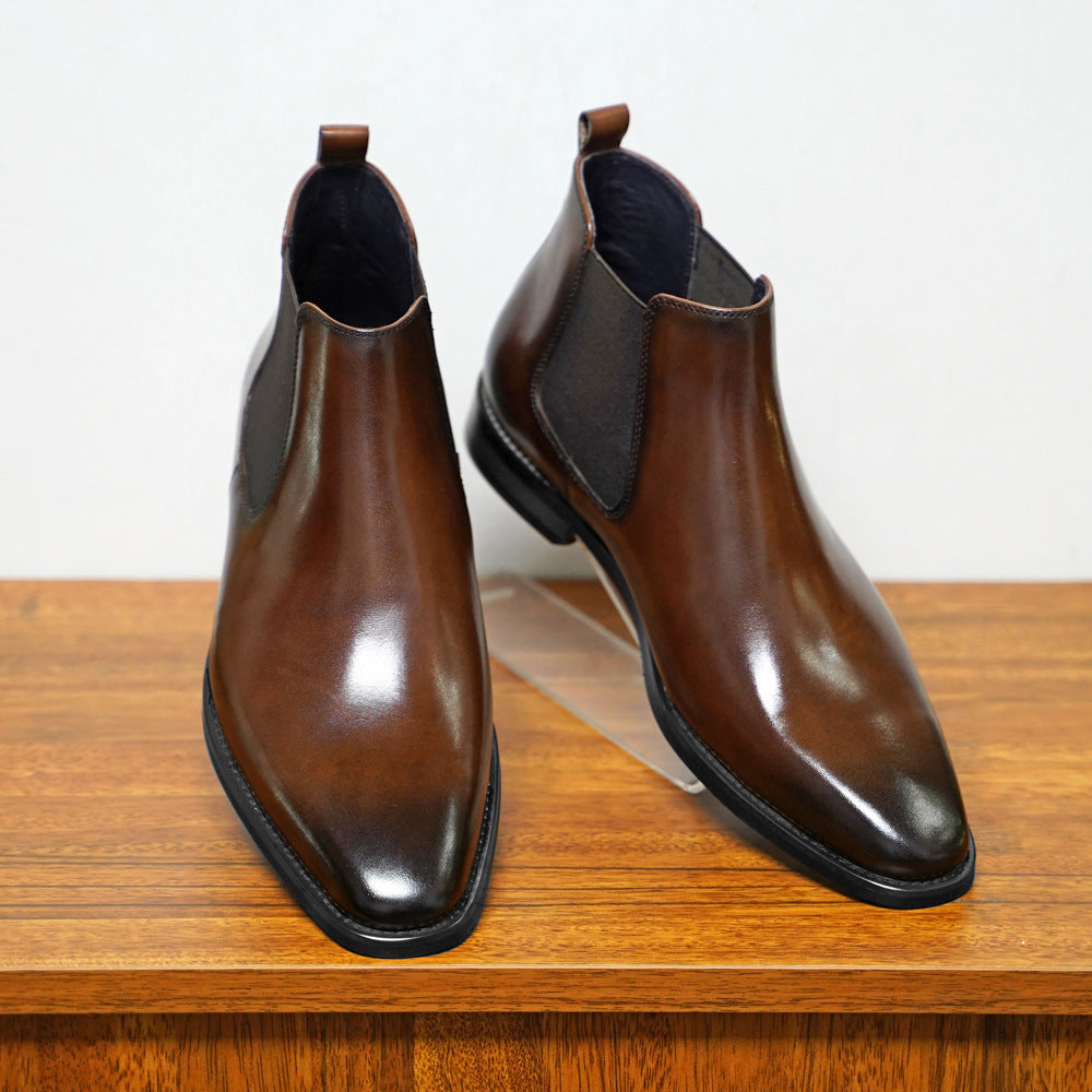 Jerick | Men’s Comfortable Slip-On Leather Chelsea Boots