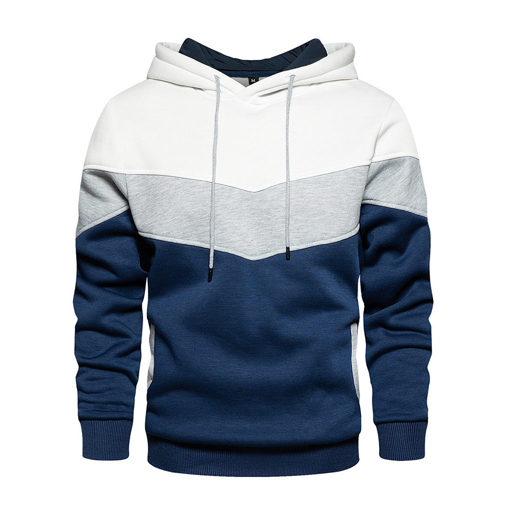 Maverick | Men’s Casual Cotton Blend Color block Hoodie