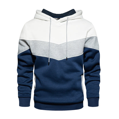 Maverick | Men’s Casual Cotton Blend Color block Hoodie