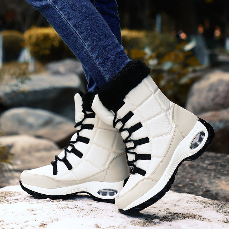 Ana | Women’s Mid-Calf Insulated Boots with Lace-Up Closure