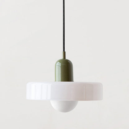 Studio Prisma Pendant | Art Glass Light in Bauhaus Luxe Palette