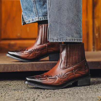 Jackson | Men’s Western Cowboy Boots with Pointed Toe and Angled Heel