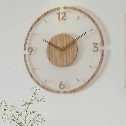 ArcticWood Silent Clock | Minimalist Nordic Wall Accent