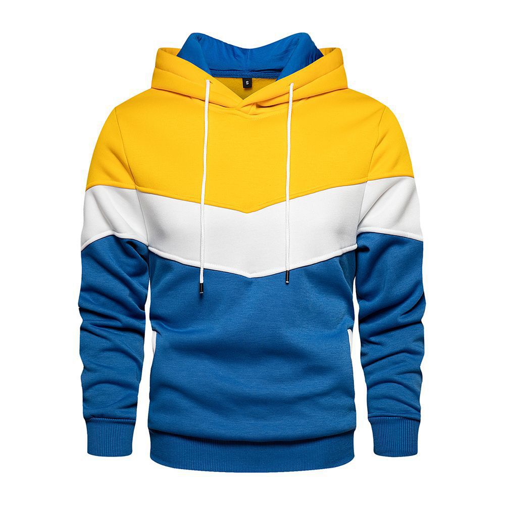 Maverick | Men’s Casual Cotton Blend Color block Hoodie