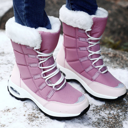 Ana | Women’s Mid-Calf Insulated Boots with Lace-Up Closure