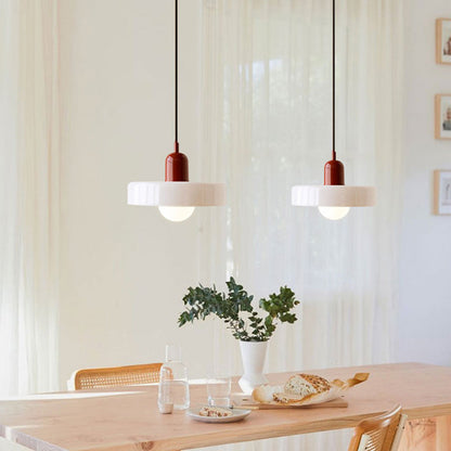 Studio Prisma Pendant | Art Glass Light in Bauhaus Luxe Palette