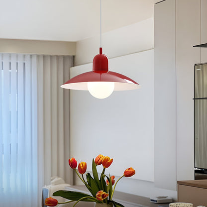 Maison Macaron Pendant | Sculpted Iron Shade in Bauhaus Hues