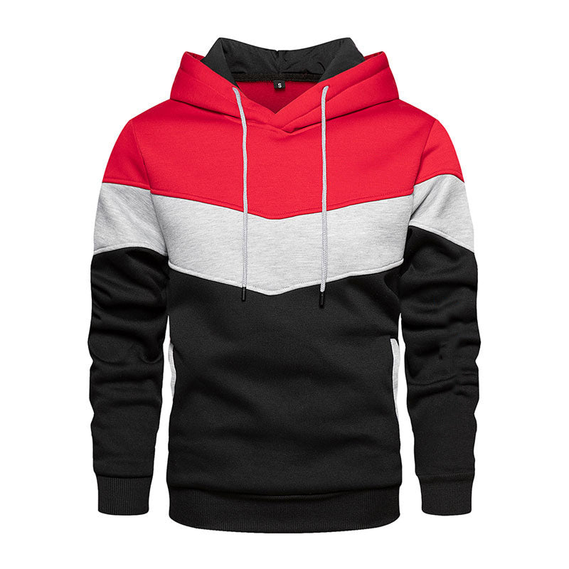 Maverick | Men’s Casual Cotton Blend Color block Hoodie