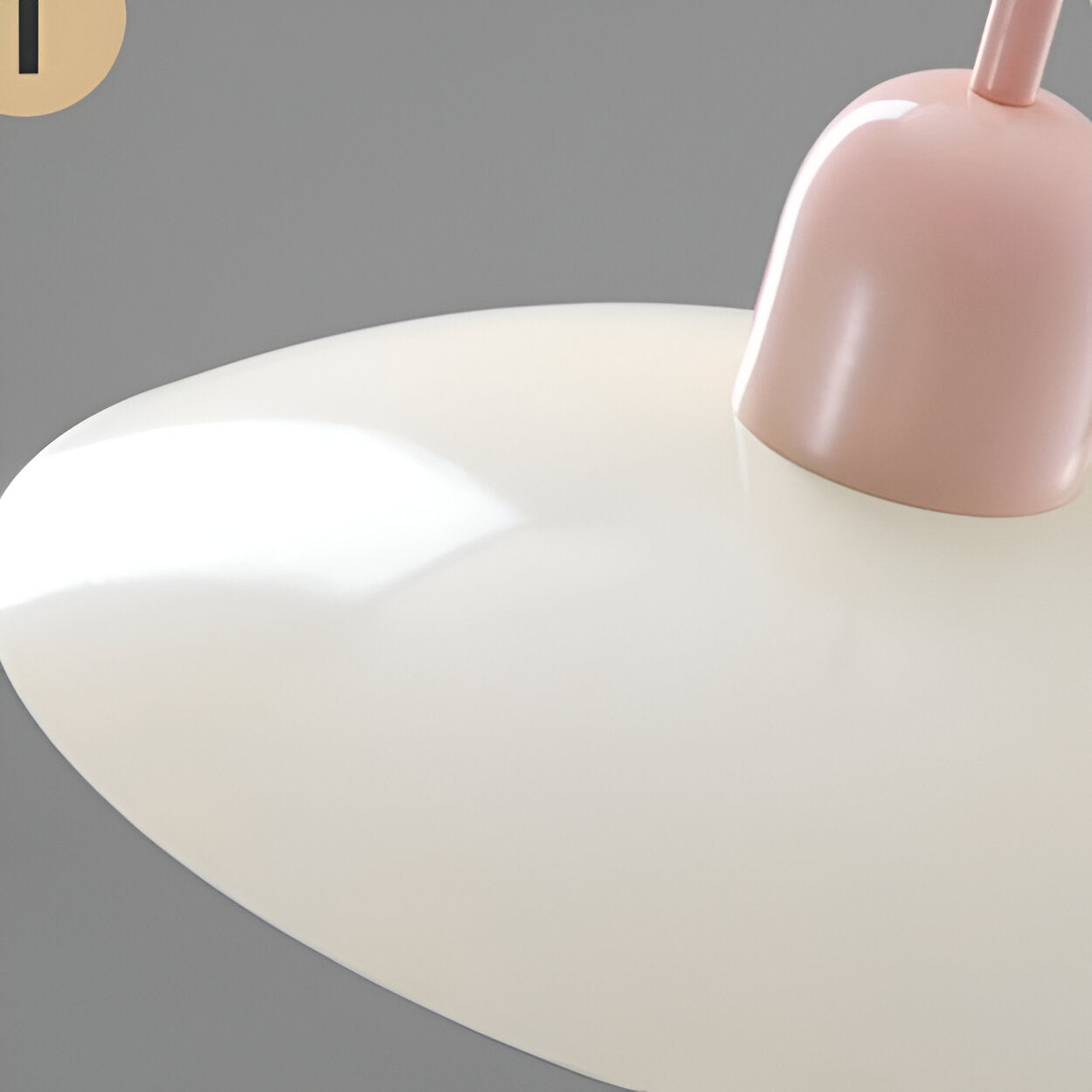 Maison Macaron Pendant | Sculpted Iron Shade in Bauhaus Hues