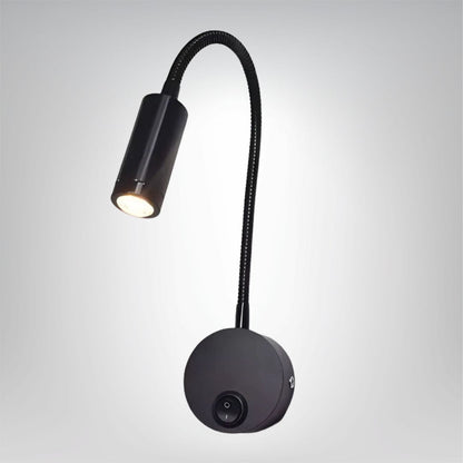 Black LED Flexible Arm | CosmoFlex Wireless Wall Lamp