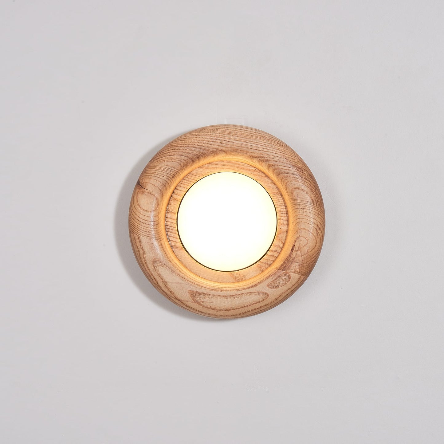 Sleek Wood Frame Style | AuraBeam LED Wall Lamp