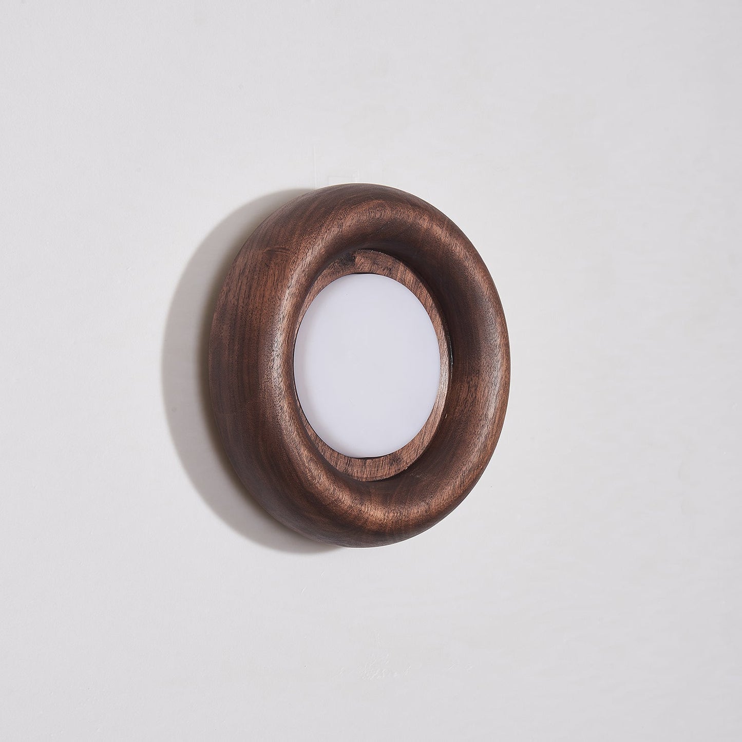 Sleek Wood Frame Style | AuraBeam LED Wall Lamp