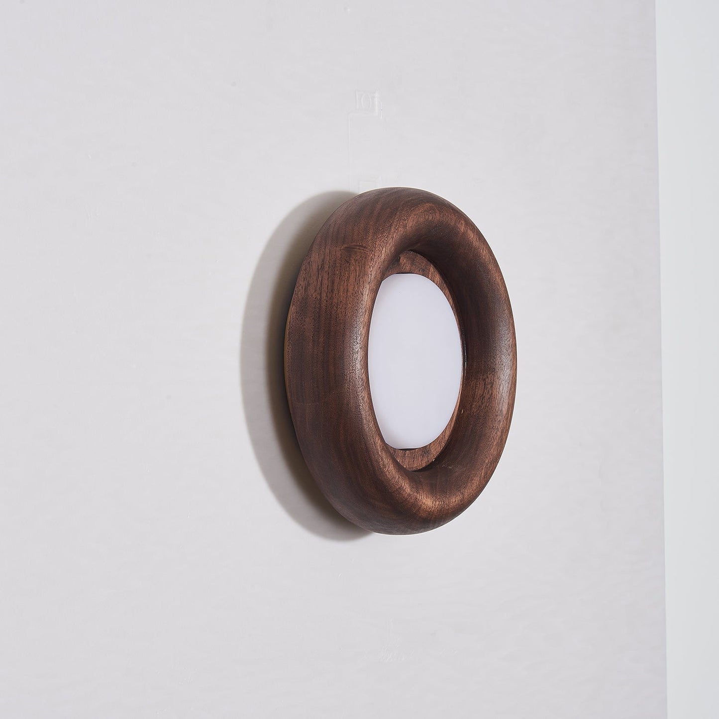 Sleek Wood Frame Style | AuraBeam LED Wall Lamp