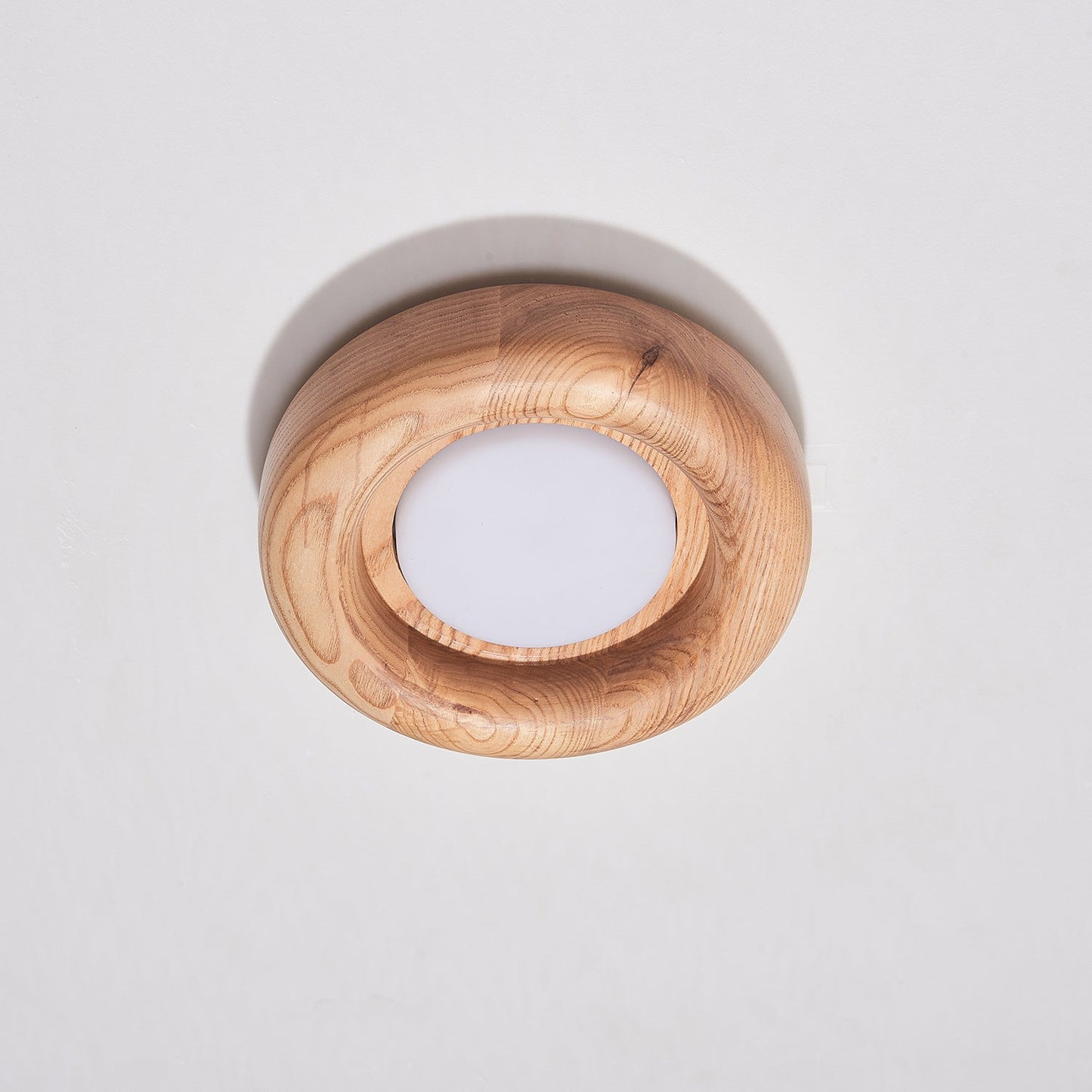 Sleek Wood Frame Style | AuraBeam LED Wall Lamp