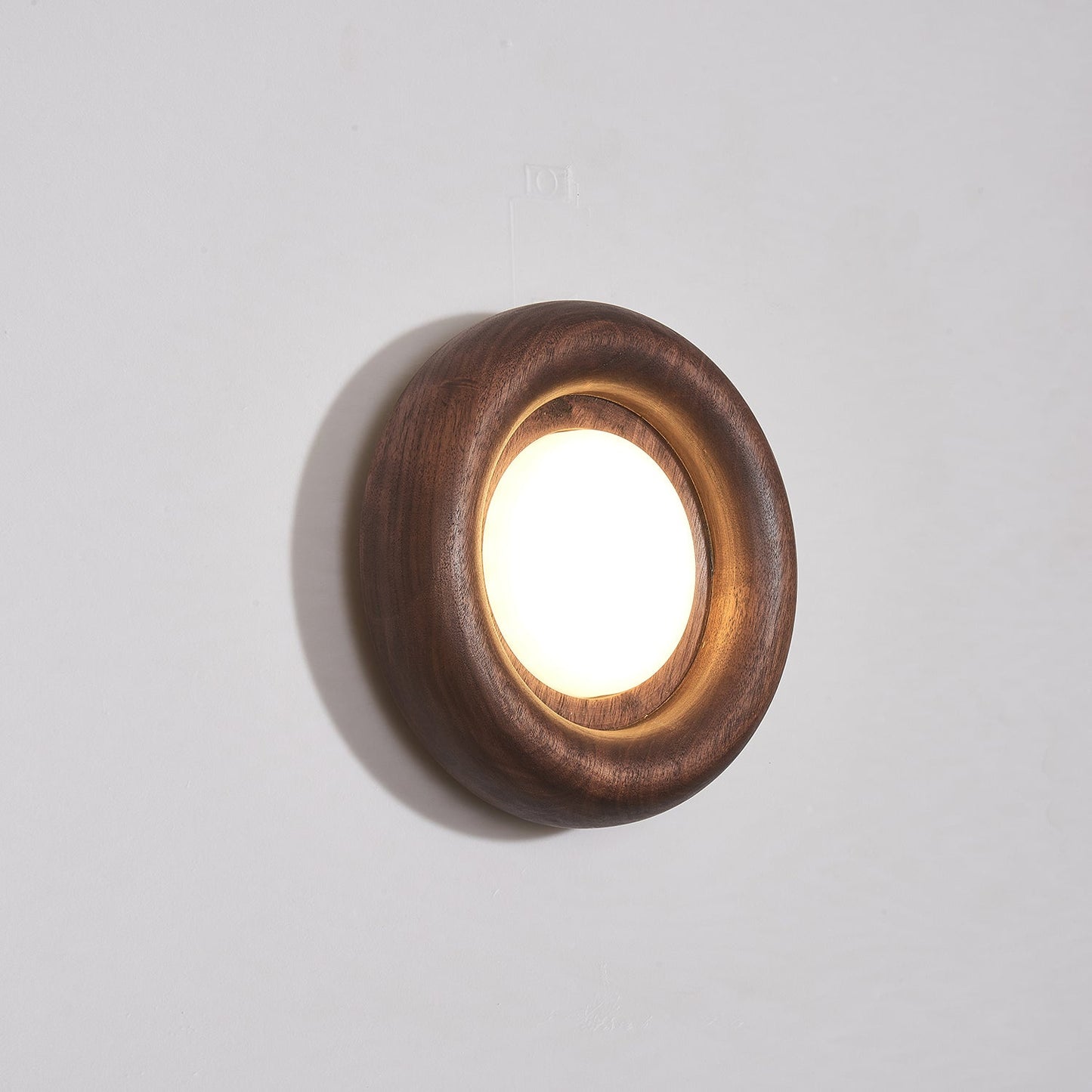 Sleek Wood Frame Style | AuraBeam LED Wall Lamp