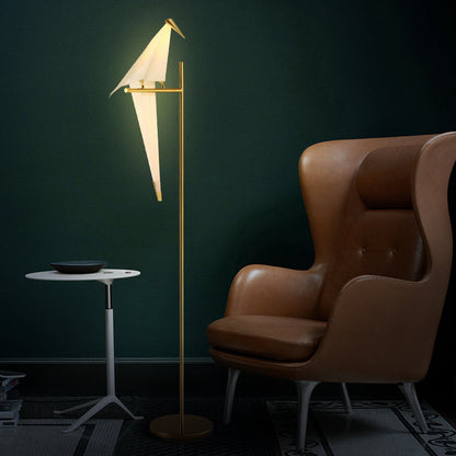 Warm LED Fixture | PolarWing Origami Bird Wall Light