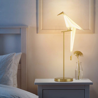 Warm LED Fixture | PolarWing Origami Bird Wall Light