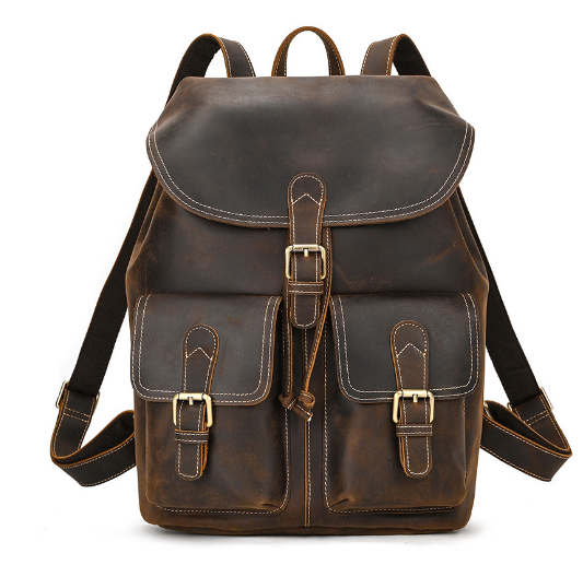 Variant image for Falun | Vintage Leather Travel Backpack-3