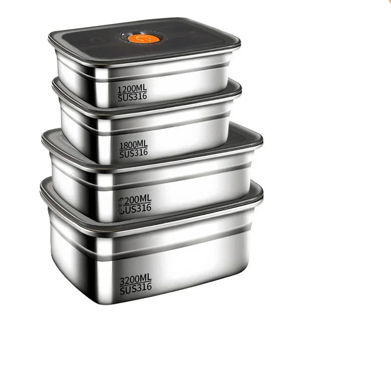 Bento Lunch Container | Leak-Proof Steel Design with Phone Slot