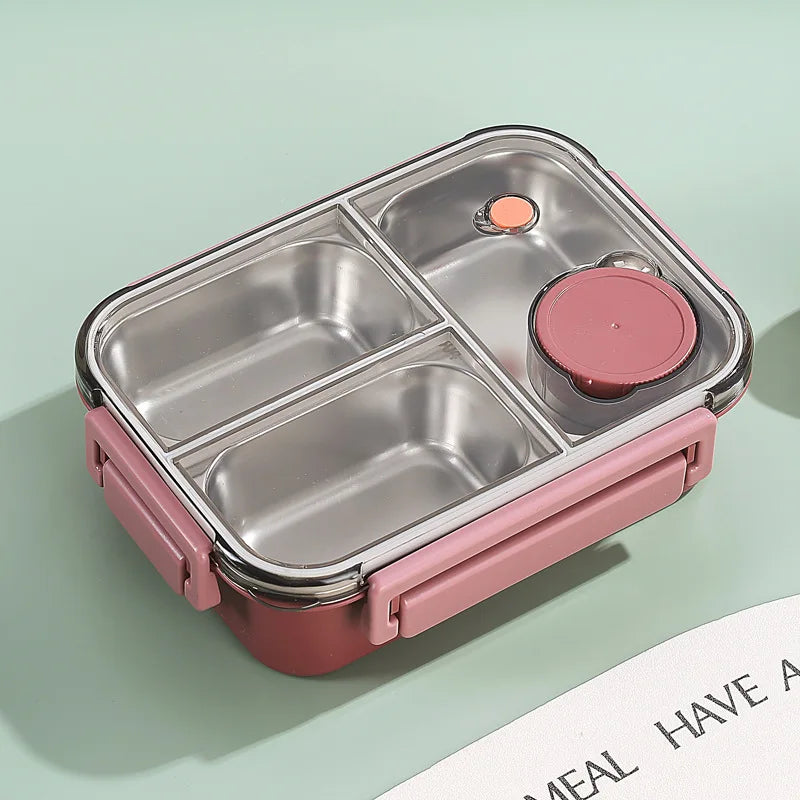 Lunch Box Container | 850 ml Leak-Proof Stainless Steel with Cutlery