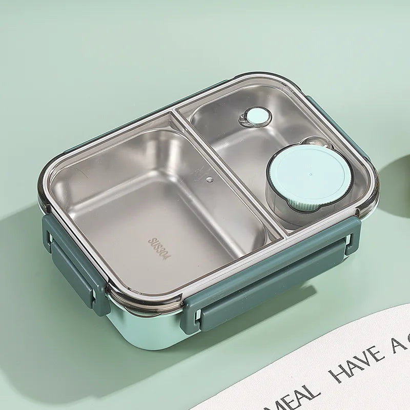 Lunch Box Container | 850 ml Leak-Proof Stainless Steel with Cutlery