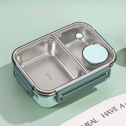 Lunch Box Container | 850 ml Leak-Proof Stainless Steel with Cutlery