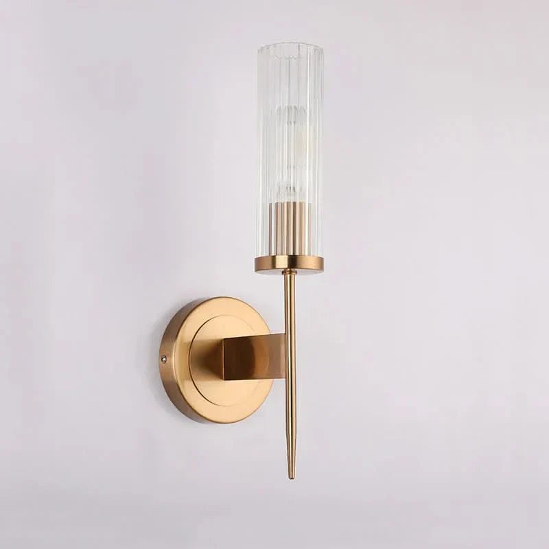 Modern Accent | EternaGlass Stainless Steel Wall Lamp