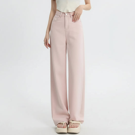 Nicole | Women’s Classic Pink Denim Jeans