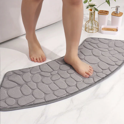 AquaCurve Bath Mat | Non-Slip Ergonomic Design