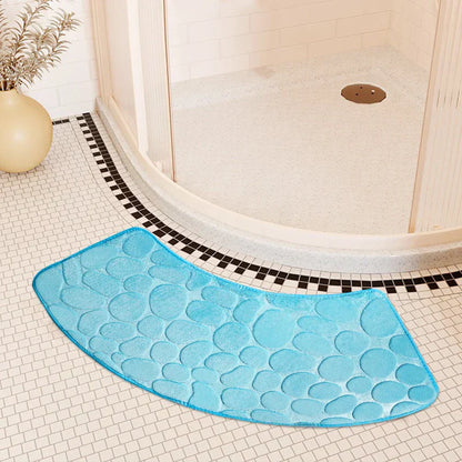 AquaCurve Bath Mat | Non-Slip Ergonomic Design