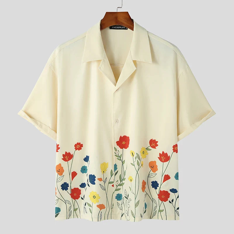 Zac | Men’s Lightweight Floral Shirt for Spring and Summer